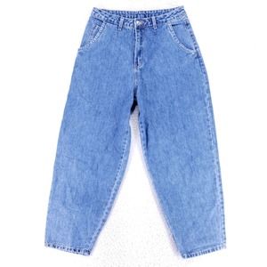 Shein Jeans Denim Cotton Women SZ M Blue Straight Stretch VTG Mid Rise Slim 90s